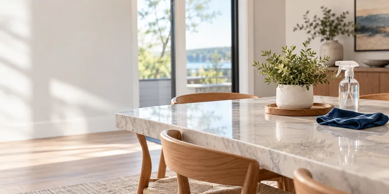 Illustrative clean home interior